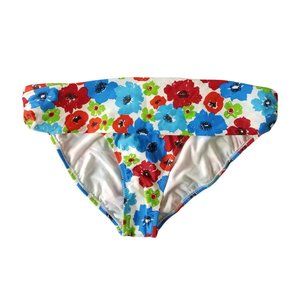 💖💖NWT JESSICA SIMPSON FLORAL BANDED BIKINI BOTTOM